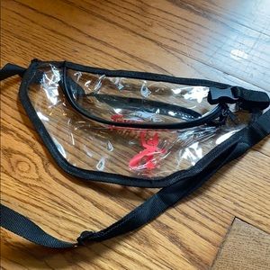 Texas Pete clear fanny pack
